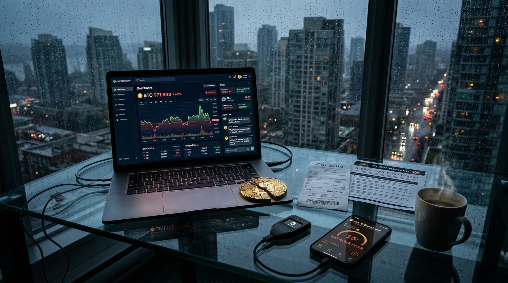 Crypto Scam Costs B.C. Victim CAD 11,900 as RCMP Warns