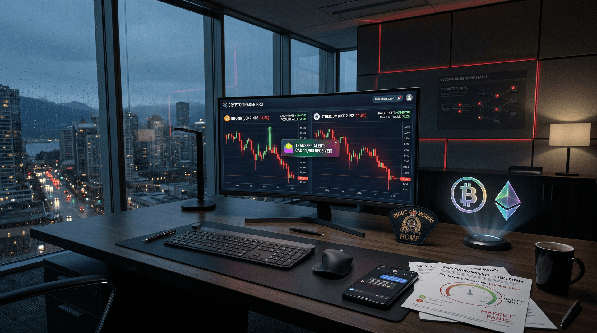 Crypto Scam Steals CAD 11.9K from B.C. Investor, RCMP Warns