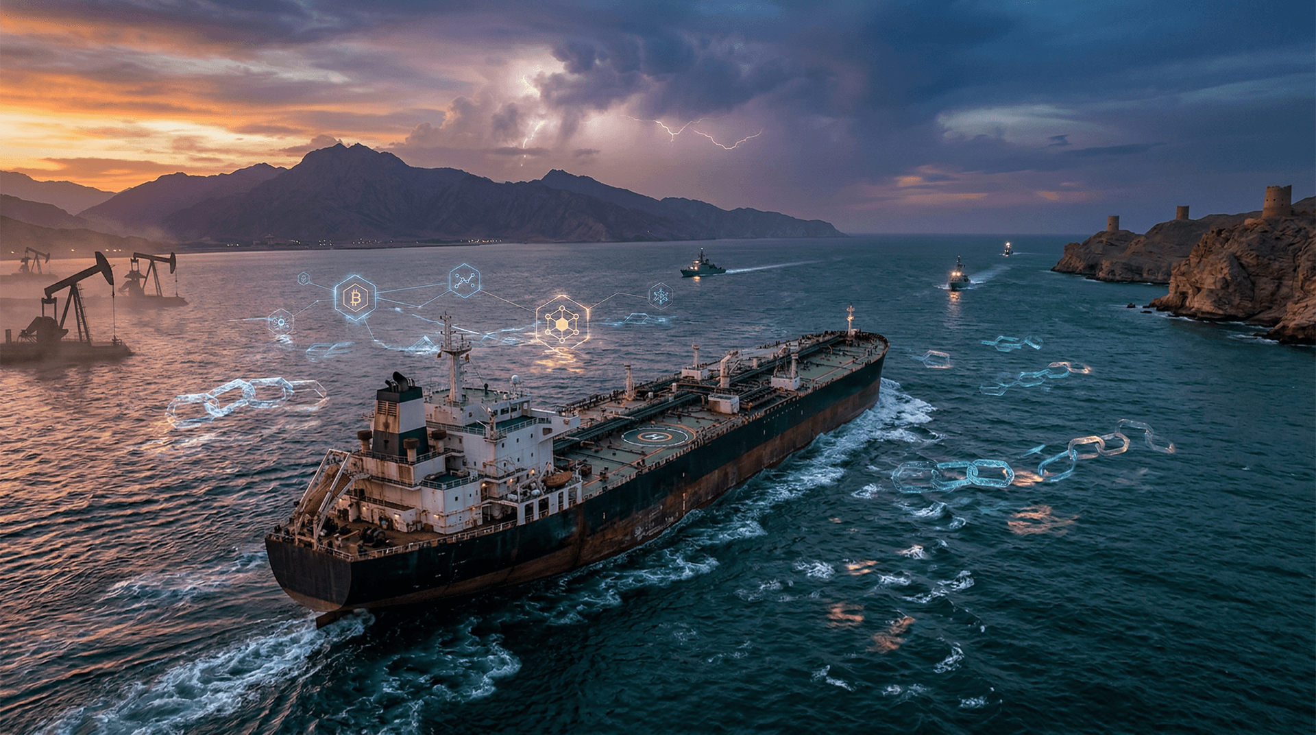 Iran Crypto Toll Hits Hormuz Oil, Drives BTC Surge