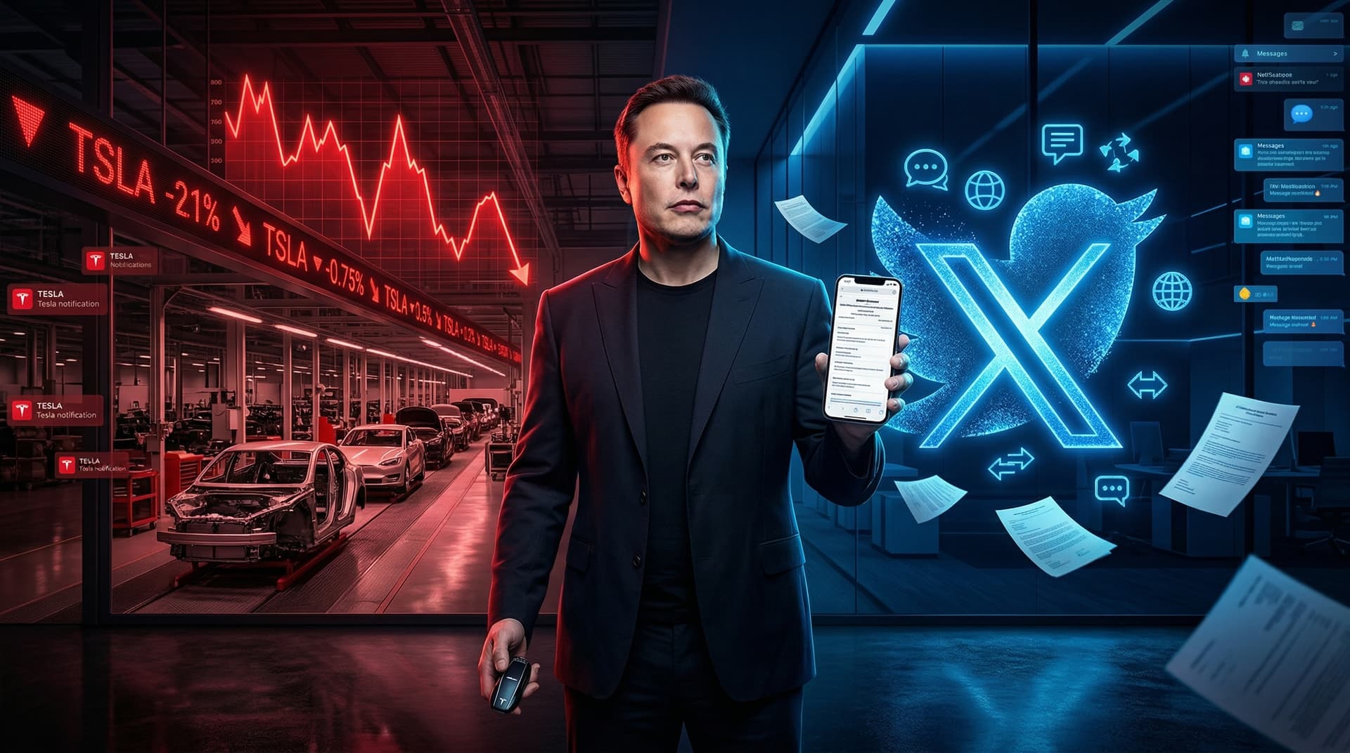 Elon Musk Sells $8.5B Tesla Shares for Twitter Buyout