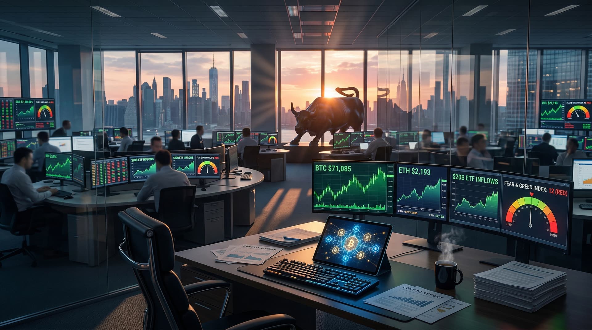 BlackRock Q1 Crypto Gains Hit $20B as BTC Dips to $71K