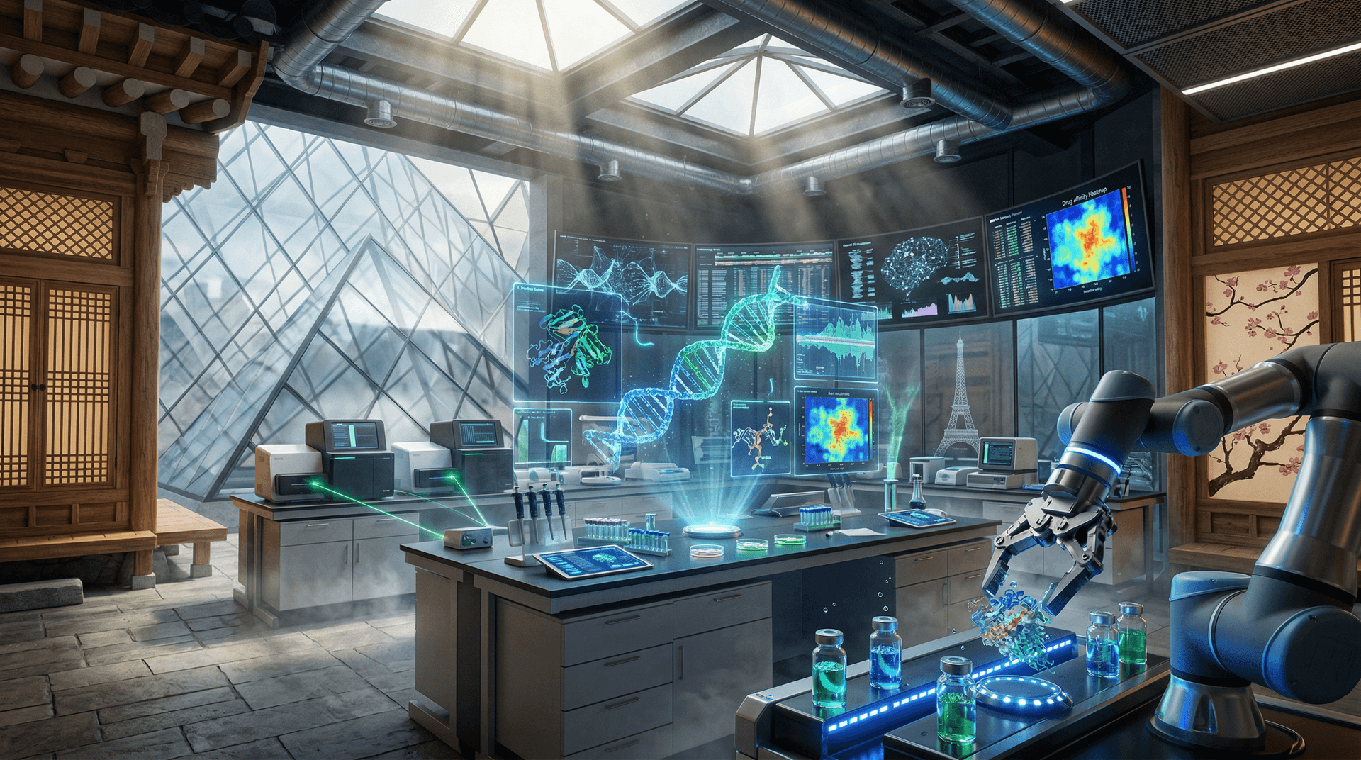 €25M AI-Biotech Funding Call Launches for France-South Korea's 25 Startups