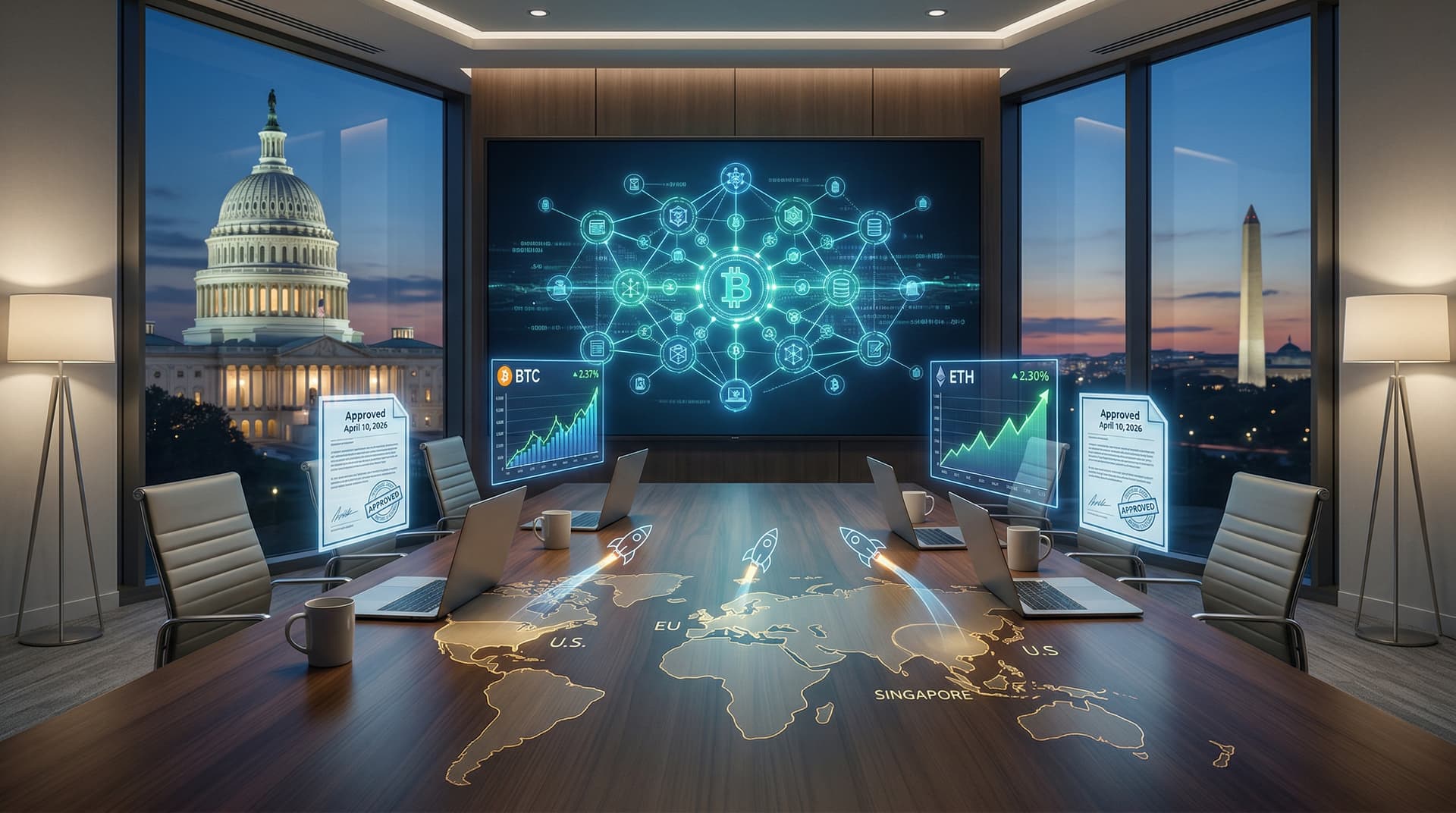 US Crypto Regulations Finalized, Boost Blockchain Startups 25%