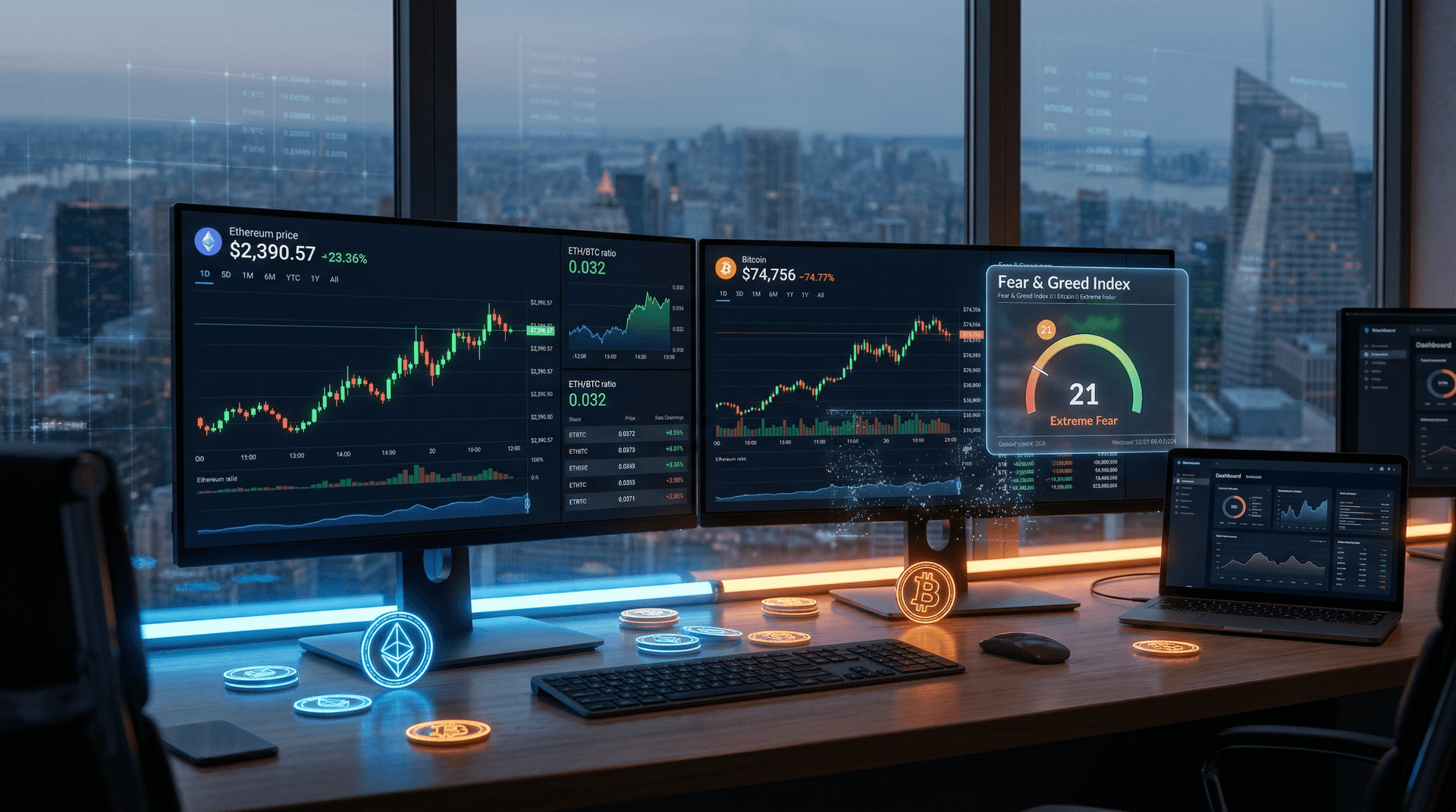 ETH vs BTC: Ethereum Surges 9.1% Past Bitcoin's 5.6%