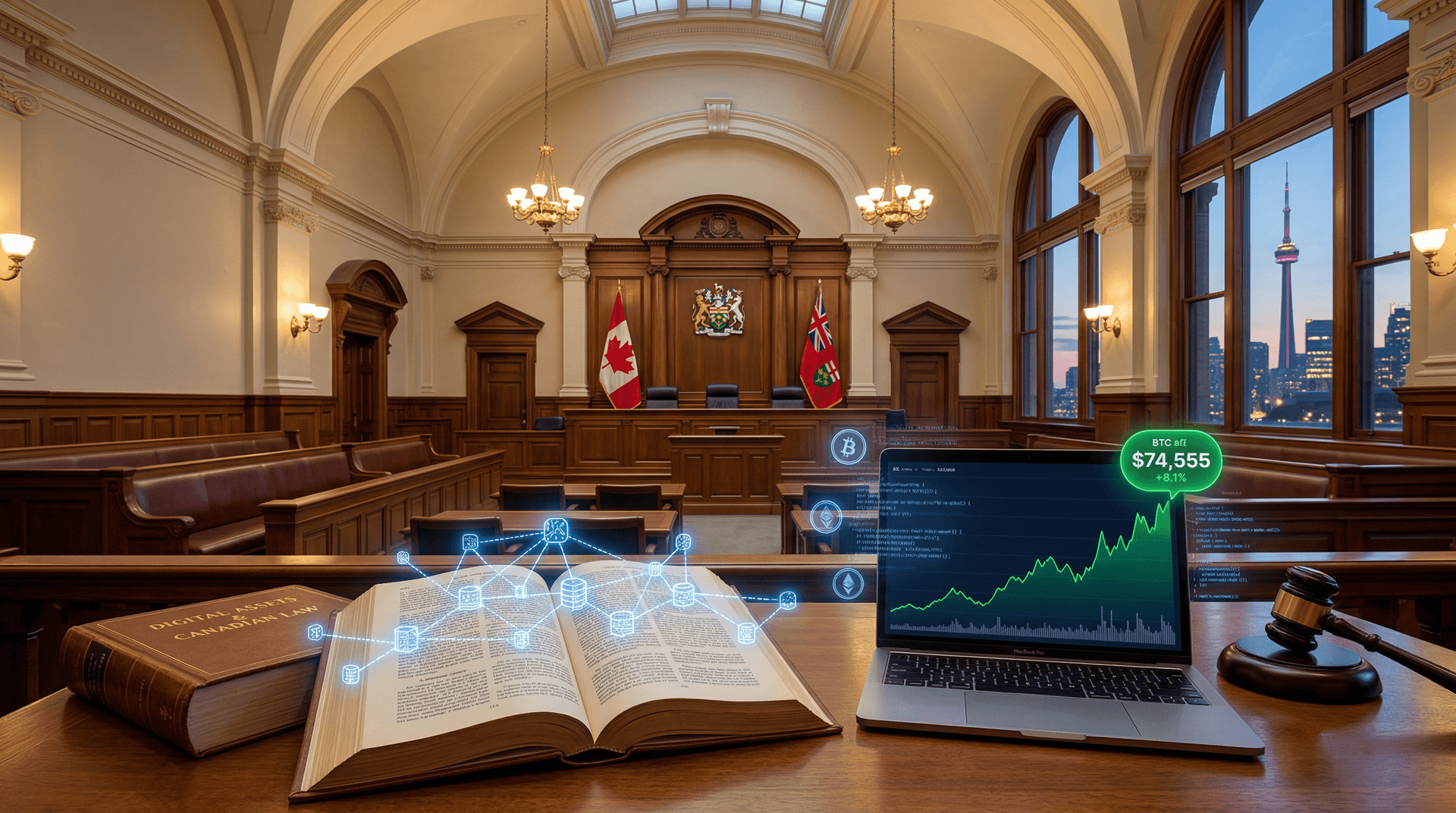 Ontario Court Crypto Appeal Grants Fraud Challenge, BTC Rallies 5.3%