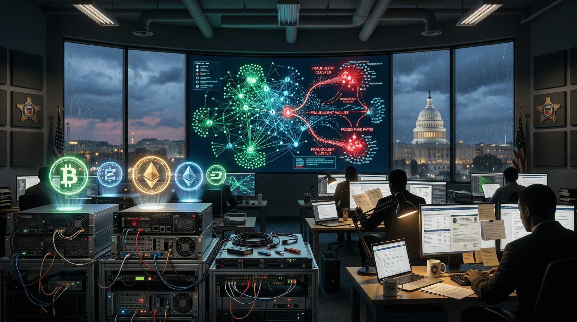 Crypto Fraud Disruption: Secret Service Freezes $45M