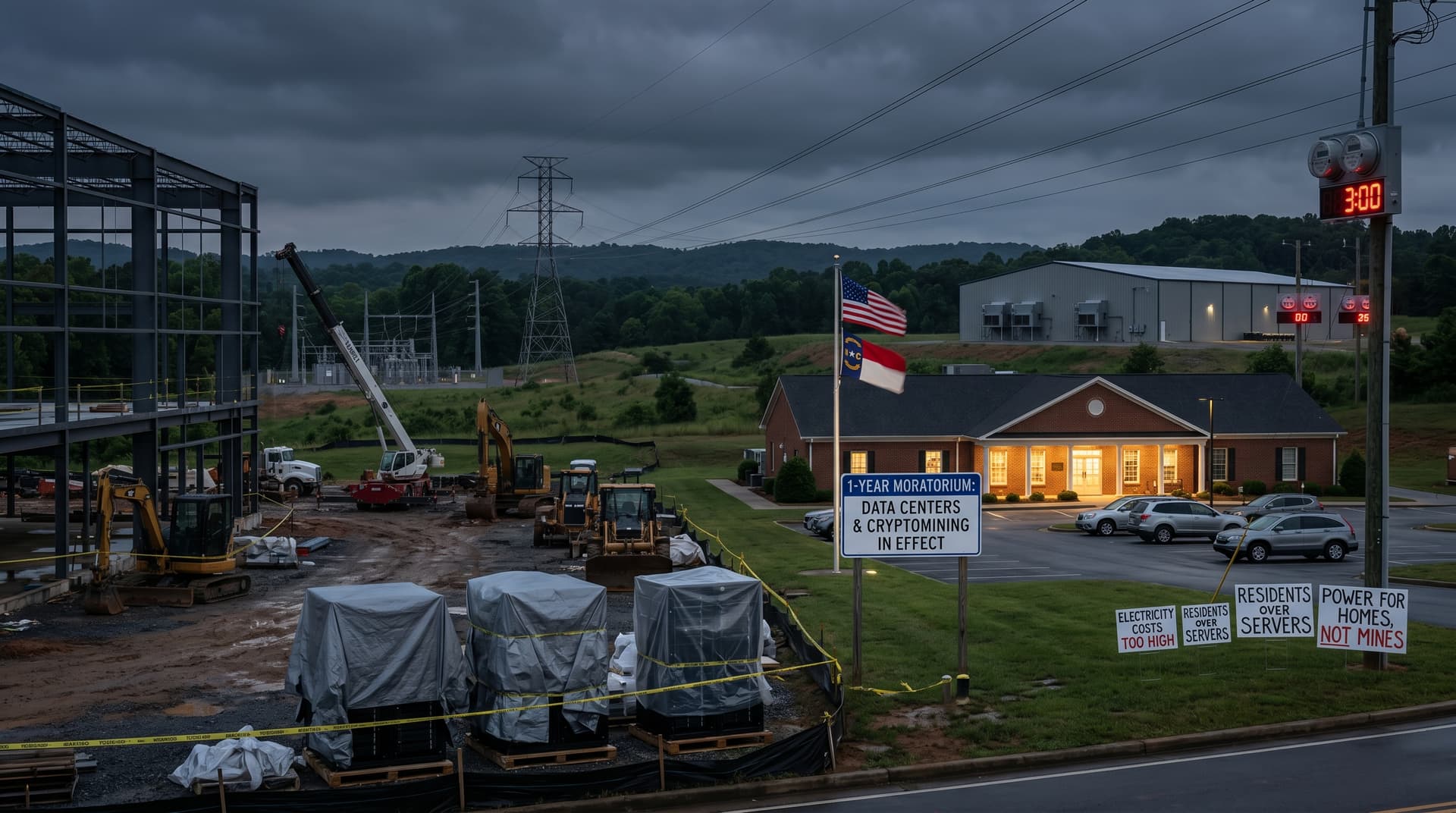 Apex NC Data Center Halt Delays $500M Blockchain Expansions