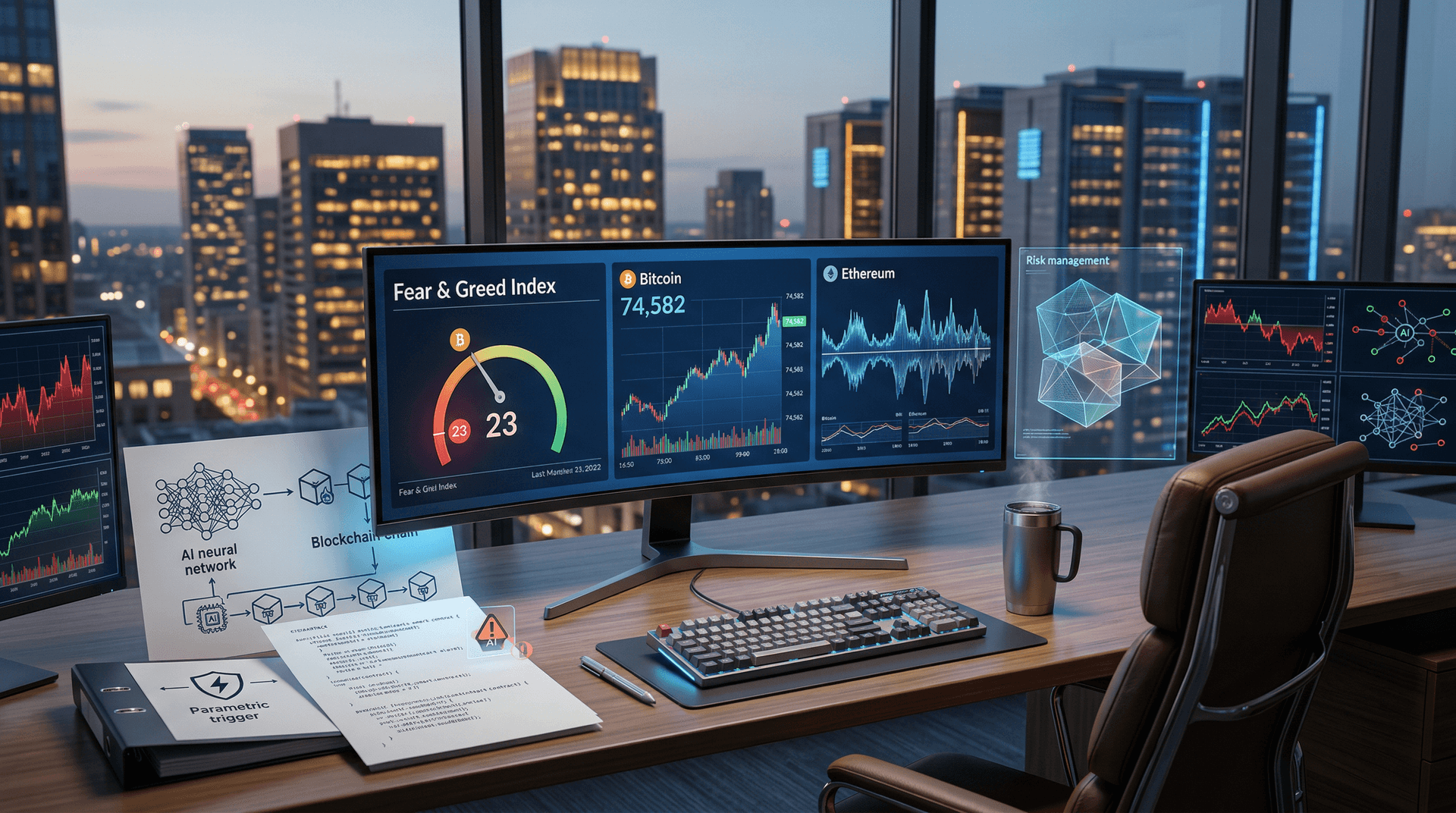 Insuring Hard-to-Place AI and Blockchain Risks Sees Premiums Surge 25% as Fear & Greed Hits 23